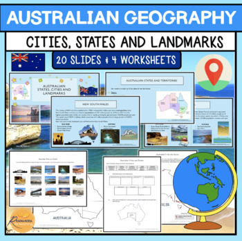 Preview of Australian Cities, States and Landmarks