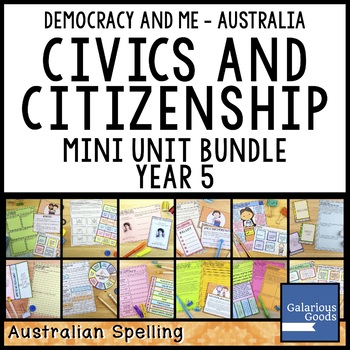 Preview of Year 5 HASS Civics and Citizenship | Australian Government Mini Unit Bundle