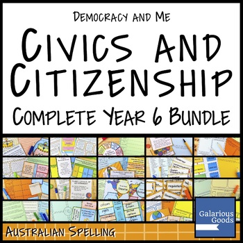 Preview of Year 6 HASS Australian Civics and Citizenship Government COMPLETE BUNDLE