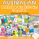 Australian Classroom Display Bundle - Victorian Fonts