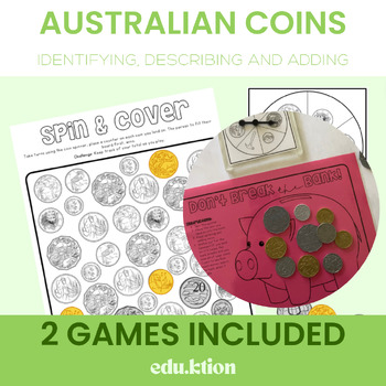 Preview of Australian Coins Games: Spin and Cover and Don't Break the Bank