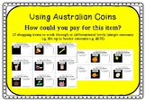 Australian Coins Money activity- differentiated