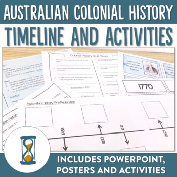 Preview of Australian Colonial History Timeline and Activities