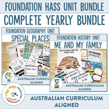 Preview of Australian Curriculum 8.4 Foundation HASS Unit Bundle