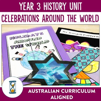 Preview of Australian Curriculum 8.4 Year 3 History Unit - Celebrations Around the World