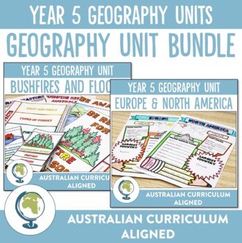 Preview of Australian Curriculum 8.4 Year 5 Geography Unit Bundle