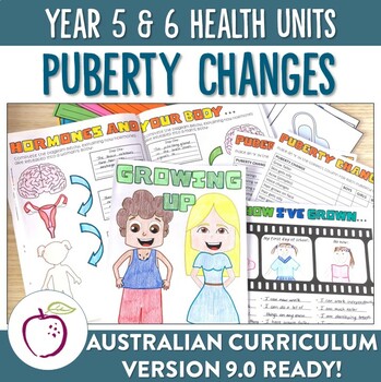 Preview of Australian Curriculum 8.4 and 9.0 Year 5&6 Health Unit - Puberty