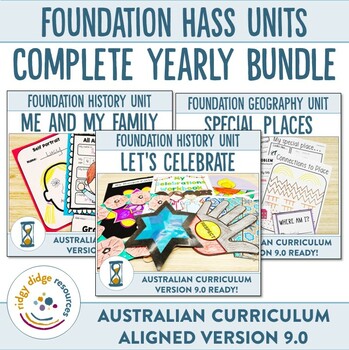 Preview of Australian Curriculum 9.0 Foundation HASS Unit Bundle