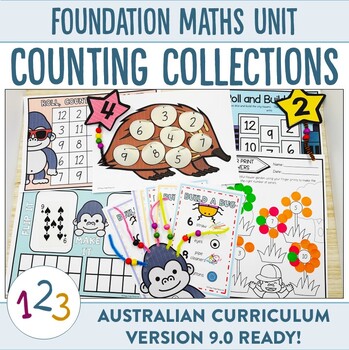 Preview of Australian Curriculum 9.0 Foundation Maths Unit Counting Collections