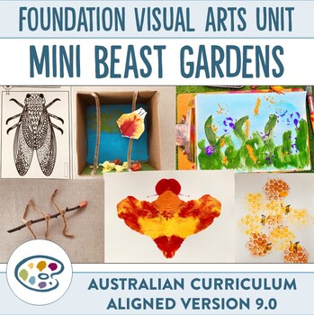 Preview of Australian Curriculum 9.0 Foundation Visual Arts Unit - Minibeast Gardens