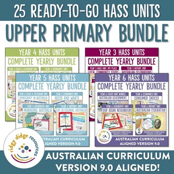 Preview of Australian Curriculum 9.0 Upper Primary HASS Bundle