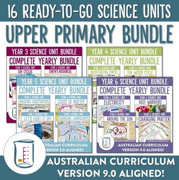 Preview of Australian Curriculum 9.0 Upper Primary Science Bundle