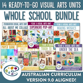 Preview of Australian Curriculum 9.0 Whole School Visual Arts Bundle