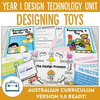 Preview of Australian Curriculum 9.0 Year 1 Design Technology Unit Designing Toys