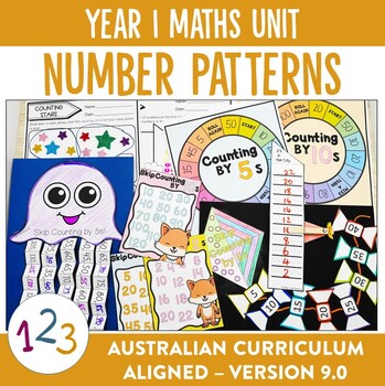 Preview of Australian Curriculum 9.0 Year 1 Maths Unit Number Patterns