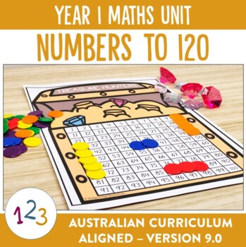 Preview of Australian Curriculum 9.0 Year 1 Maths Unit Numbers to 120