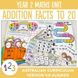 Australian Curriculum 9.0 Year 2 Maths Unit Addition Facts to 20