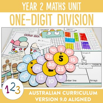 Preview of Australian Curriculum 9.0 Year 2 Maths Unit Division