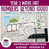 Australian Curriculum 9.0 Year 3 Maths Unit Numbers Beyond 10000