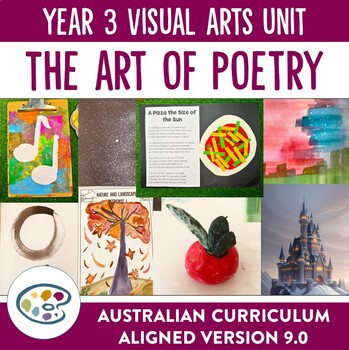 Preview of Australian Curriculum 9.0 Year 3 Visual Arts Unit - The Art of Poetry