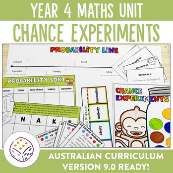 Preview of Australian Curriculum 9.0 Year 4 Maths Unit Chance