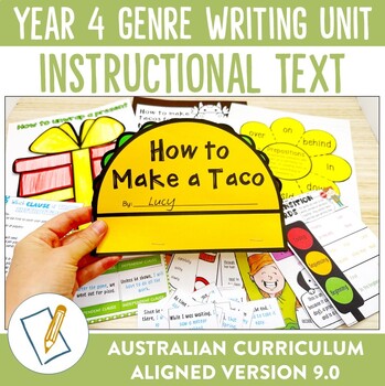 Preview of Australian Curriculum 9.0 Year 4 Writing Unit Instructional Text