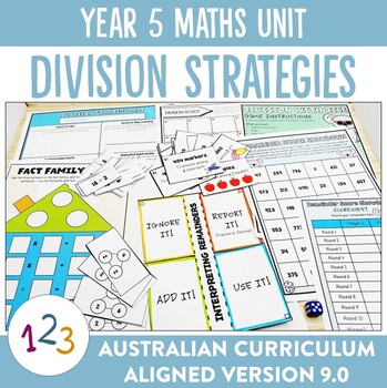 Preview of Australian Curriculum 9.0 Year 5 Maths Unit Division