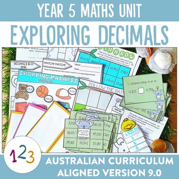 Preview of Australian Curriculum 9.0 Year 5 Maths Unit Exploring Decimals