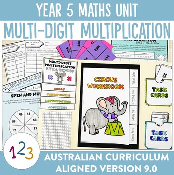 Preview of Australian Curriculum 9.0 Year 5 Maths Unit Multi-digit Multiplication