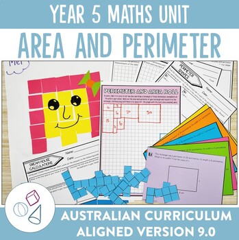 Preview of Australian Curriculum 9.0 Year 5 Maths Unit Perimeter and Area