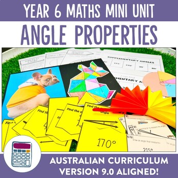 Preview of Australian Curriculum 9.0 Year 6 Maths Unit Properties of Angles