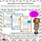 Australian Curriculum Checklists BUNDLE - Years Foundation