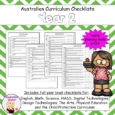 Australian Curriculum Checklists - Year 2 (version 9.0)
