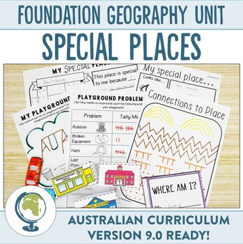 Preview of Australian Curriculum 8.4 and 9.0 Foundation Geography Unit - Special Places