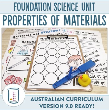 Preview of Australian Curriculum 8.4 and 9.0Foundation Science Unit Properties of Materials