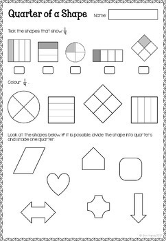 australian curriculum fractions worksheets and task cards