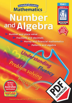 Preview of Australian Curriculum Mathematics – Number and Algebra – Year 1