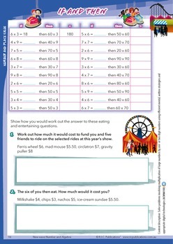 Preview of Australian Curriculum Number and Algebra Worksheet - Year 5