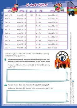 australian curriculum number and algebra worksheet year 5 by ric publications