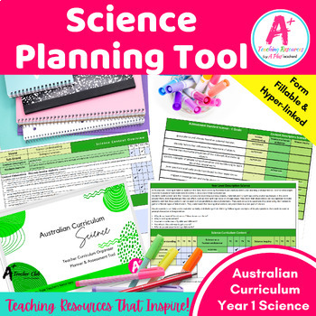 Preview of Australian Curriculum Organiser Science YEAR 1