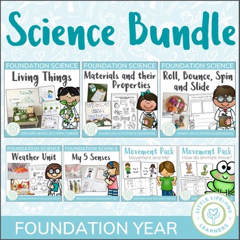 Preview of Australian Curriculum - Prep and Foundation Science Unit Bundle