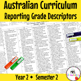 Year 2 Australian Curriculum Reporting Grade Descriptors: ENGLISH/ MATH 