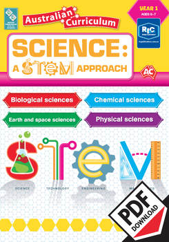 Preview of Australian Curriculum Science: A STEM approach – Year 1