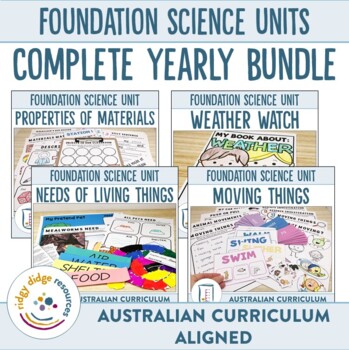 Preview of Australian Curriculum Version 8.4 Foundation Science Unit Bundle