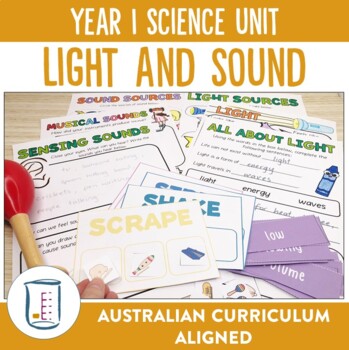 Preview of Australian Curriculum Version 8.4 Year 1 Science Unit Light and Sound