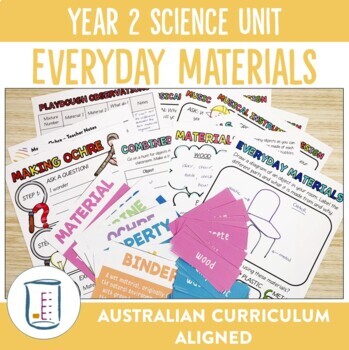 Preview of Australian Curriculum Version 8.4 Year 2 Science Unit Everyday Materials