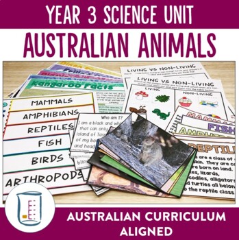 Preview of Australian Curriculum Version 8.4 Year 3 Science Unit Classifying Living Things