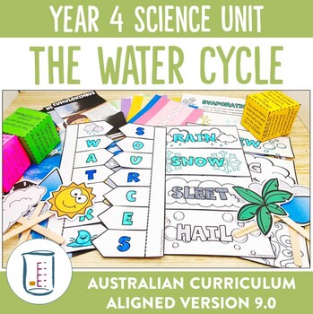 Preview of Australian Curriculum Version 9.0 Year 4 Science Unit The Water Cycle