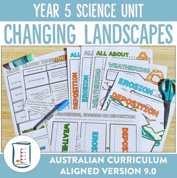 Preview of Australian Curriculum Version 9.0 Year 5 Science Unit Changing Landscapes