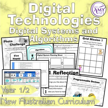 Preview of Australian Curriculum Year 1 & 2 Digital Technologies Digital Systems Unit